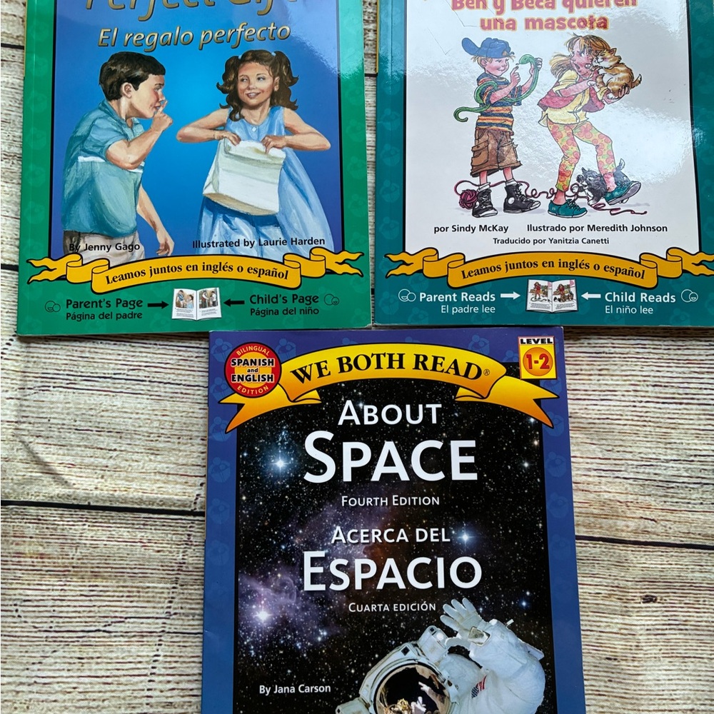 We Both Read Children's Book Set (3 included) Bilingual